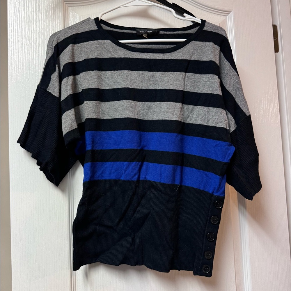 spense striped sweater. M.